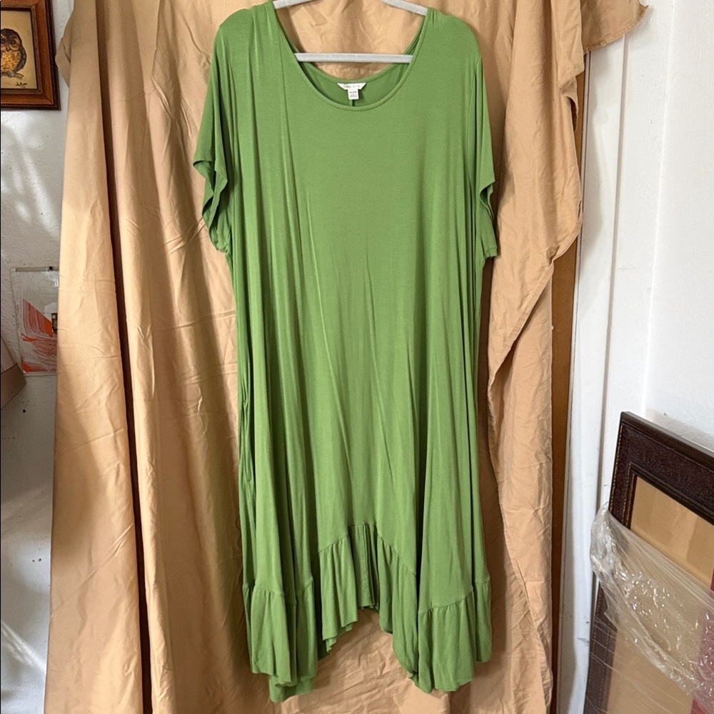 Cato Green Tunic Top